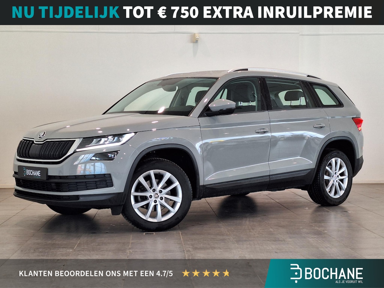 Skoda Kodiaq - 1.5 TSI 150 DSG Business Edition | Keyless | Elektrisch bedienbare achterklep | Apple Carp - AutoWereld.nl