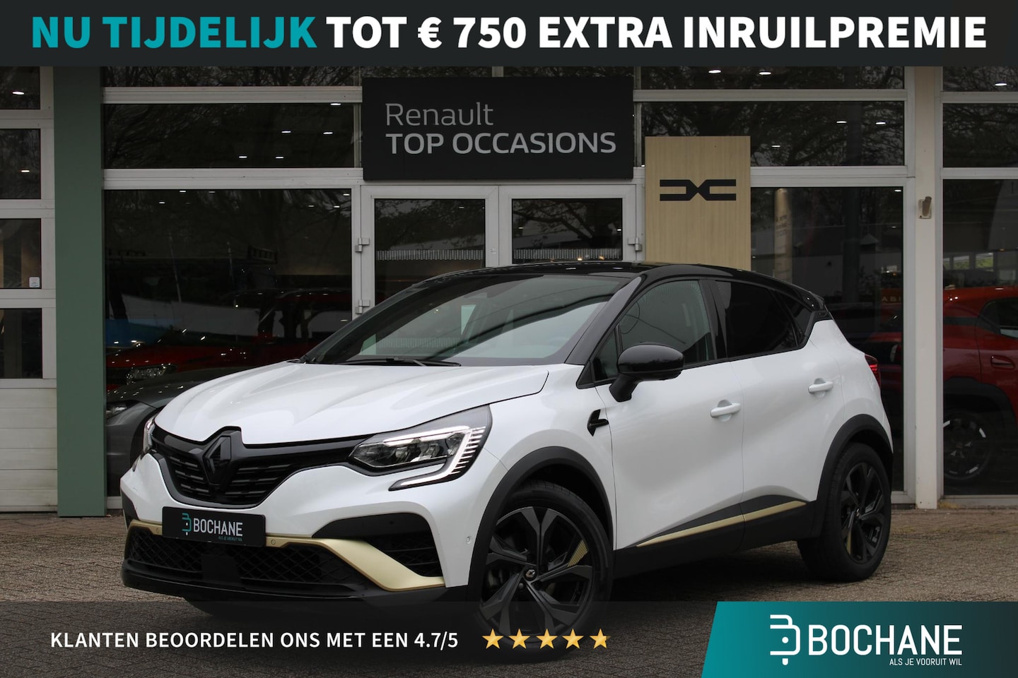 Renault Captur - 1.6 E-Tech full hybrid 145 E-Tech engineered Stoelverwarming | Stuurwielverwarming | | Ach - AutoWereld.nl