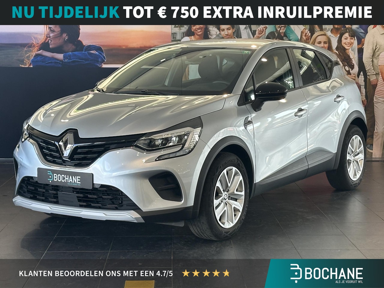 Renault Captur - 1.0 TCe 90 evolution NAVIGATIE | PARKEERSENSOREN | APPLE CARPLAY/AUTO ANDROID - AutoWereld.nl