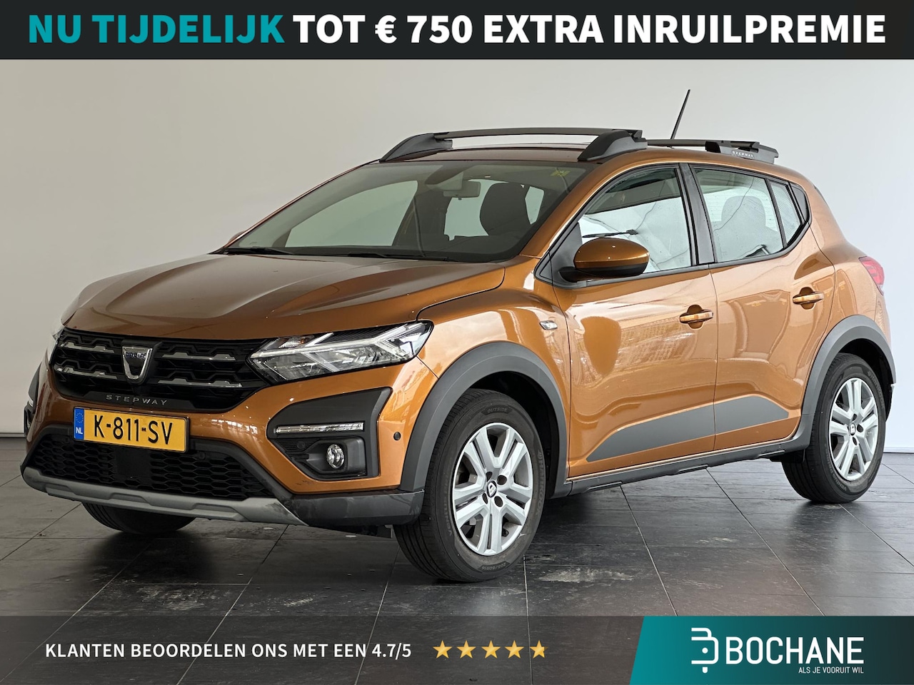 Dacia Sandero Stepway - 1.0 TCe 100 Bi-Fuel Comfort TREKHAAK | ACHTERUITRIJCAMERA | PARKEERSENSOREN VOOR-EN ACHTER - AutoWereld.nl