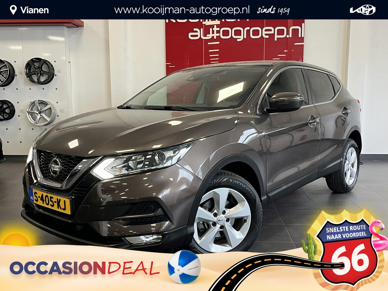 Nissan Qashqai - 1.3 DIG-T Business Edition Automaat, Cruise Control, Stoelverwarming, Achteruitrij Camera, - AutoWereld.nl