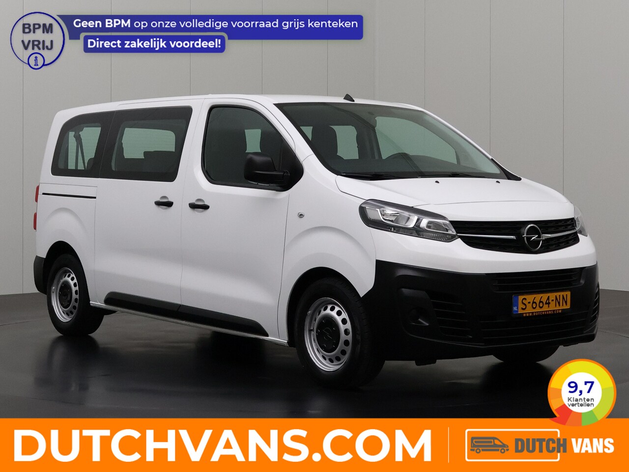 Opel Vivaro Combi - 1.5CDTI 120PK XL Personenbus | 9-Persoons | Airco | Cruise - AutoWereld.nl