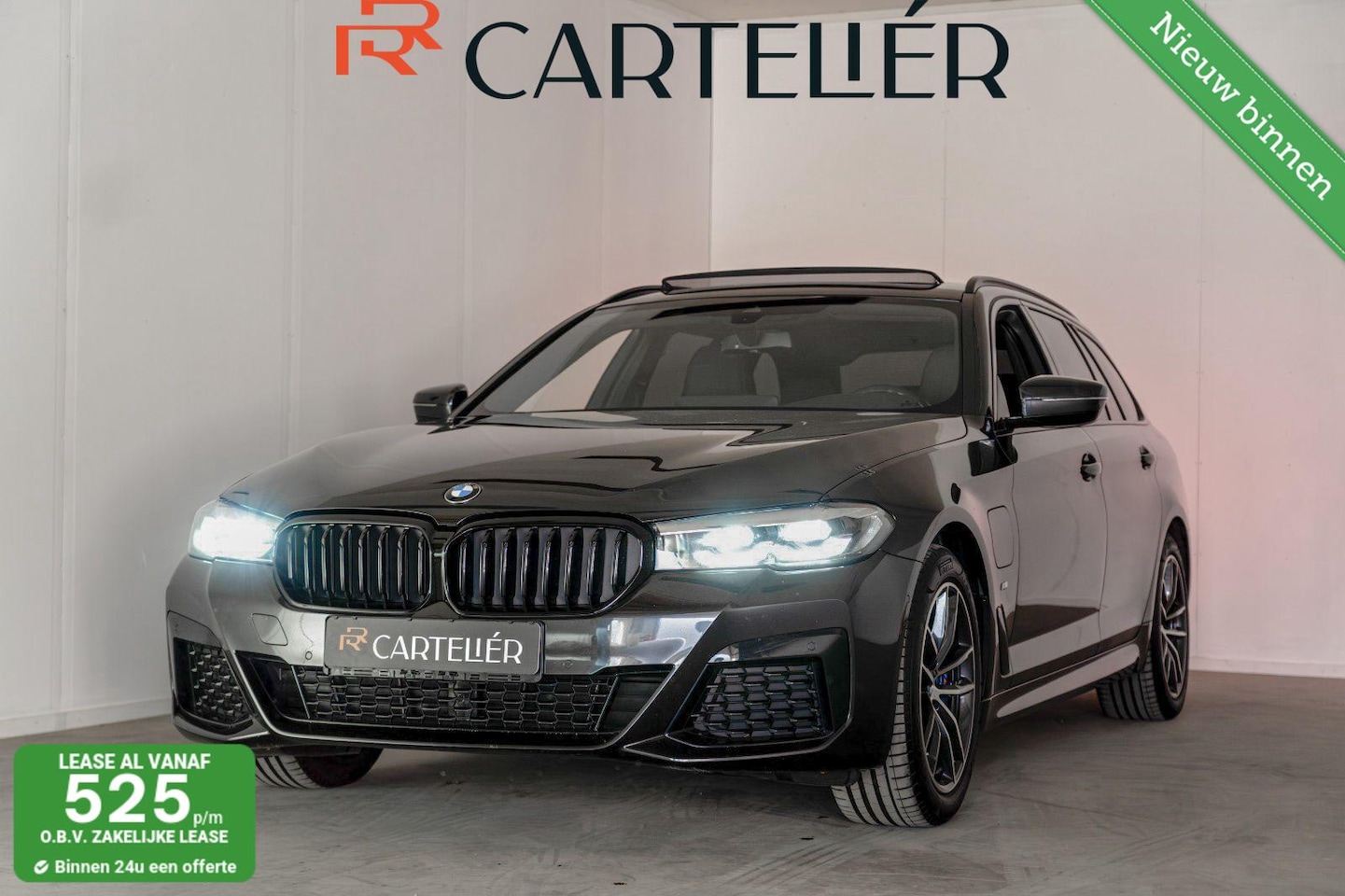 BMW 5-serie Touring - 530e Hybrid M Sport - Pano - Luchtvering - AutoWereld.nl