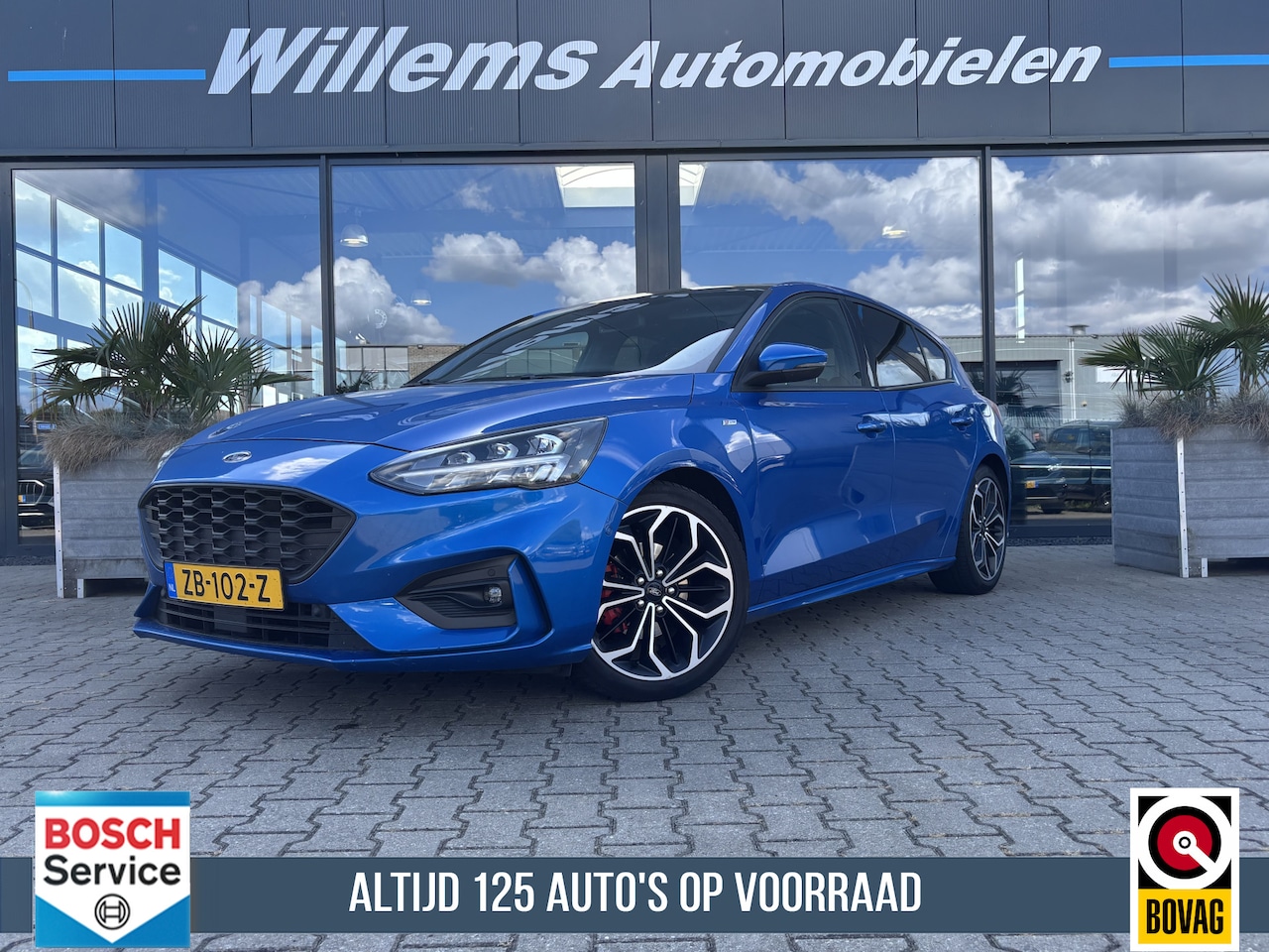 Ford Focus - 1.0 EcoBoost ST Line Business Panorama Dak, Adaptive Cruise & Stoelverwarming - AutoWereld.nl