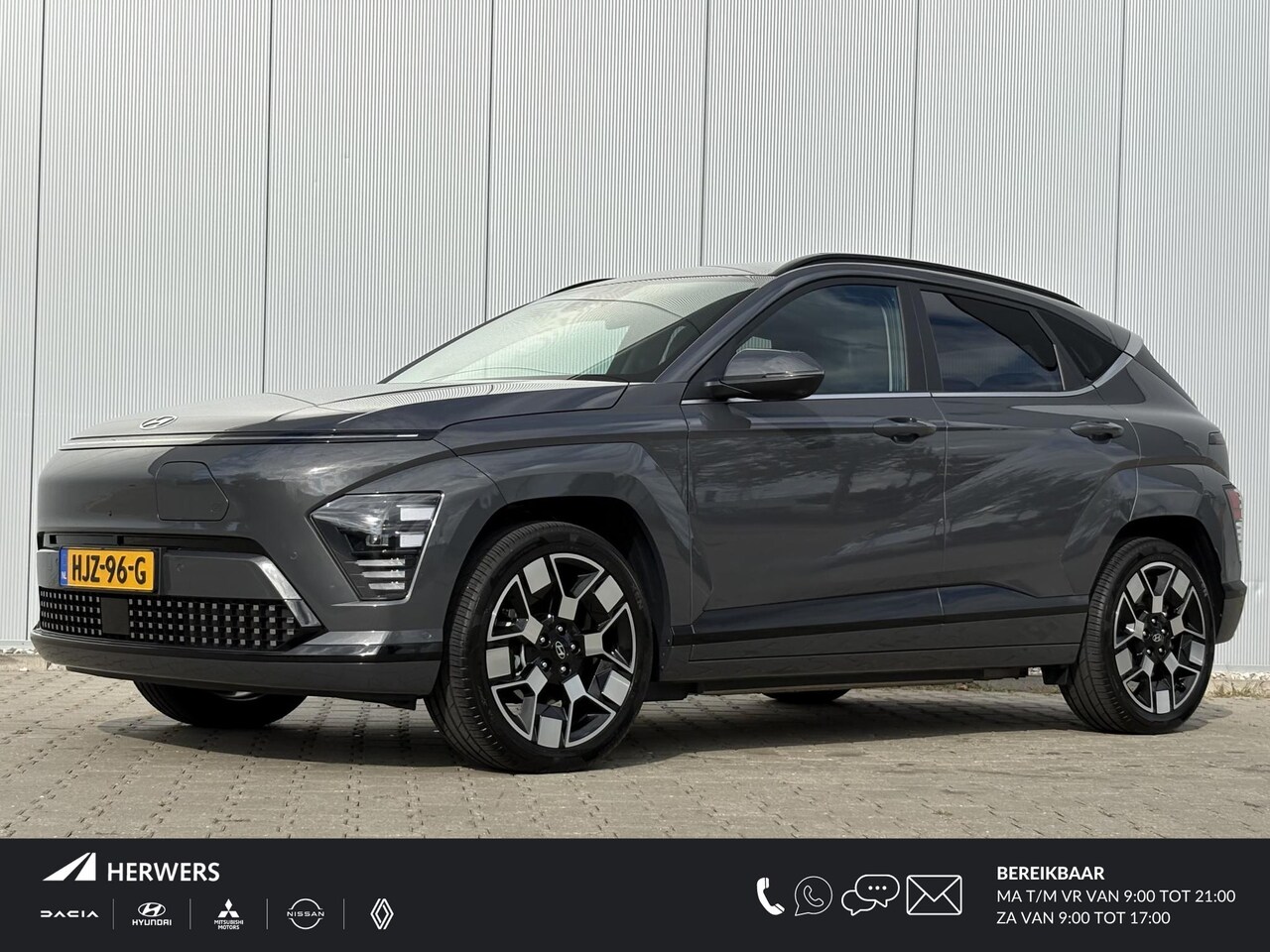 Hyundai Kona Electric - Premium 65.4 kWh / Airco/ Cruise control/ Stoelverwarming-verkoeling/ Kunstlederen bekledi - AutoWereld.nl