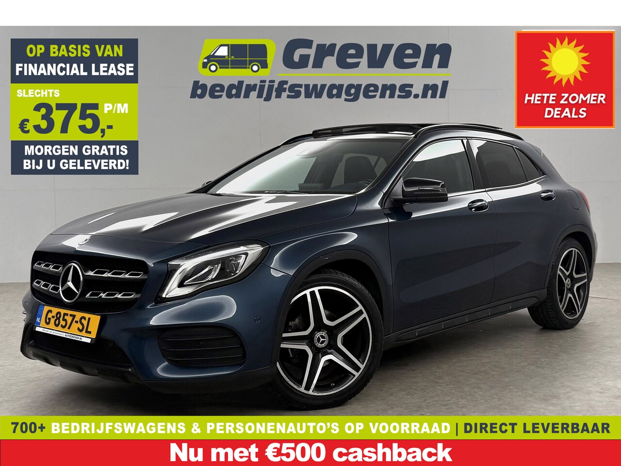 Mercedes-Benz GLA-Klasse - 180 AMG Limited Pano Camera LED Trekhaak Clima Cruise Navi PDC 19''LMV - AutoWereld.nl