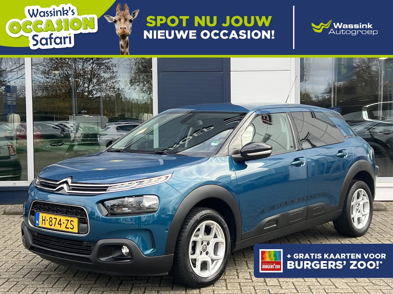 Citroën C4 Cactus - 110pk Feel | Pack Relax | Climate control | Cruise control | Navigatie | Trekhaak | Parkee - AutoWereld.nl