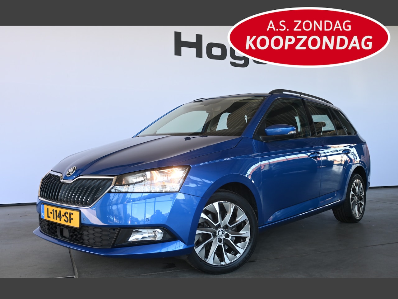 Skoda Fabia Combi - 1.0 TSI DSG Business Edition Automaat Airco Cruise control Navigatie 1e Eigenaar Inruil mo - AutoWereld.nl