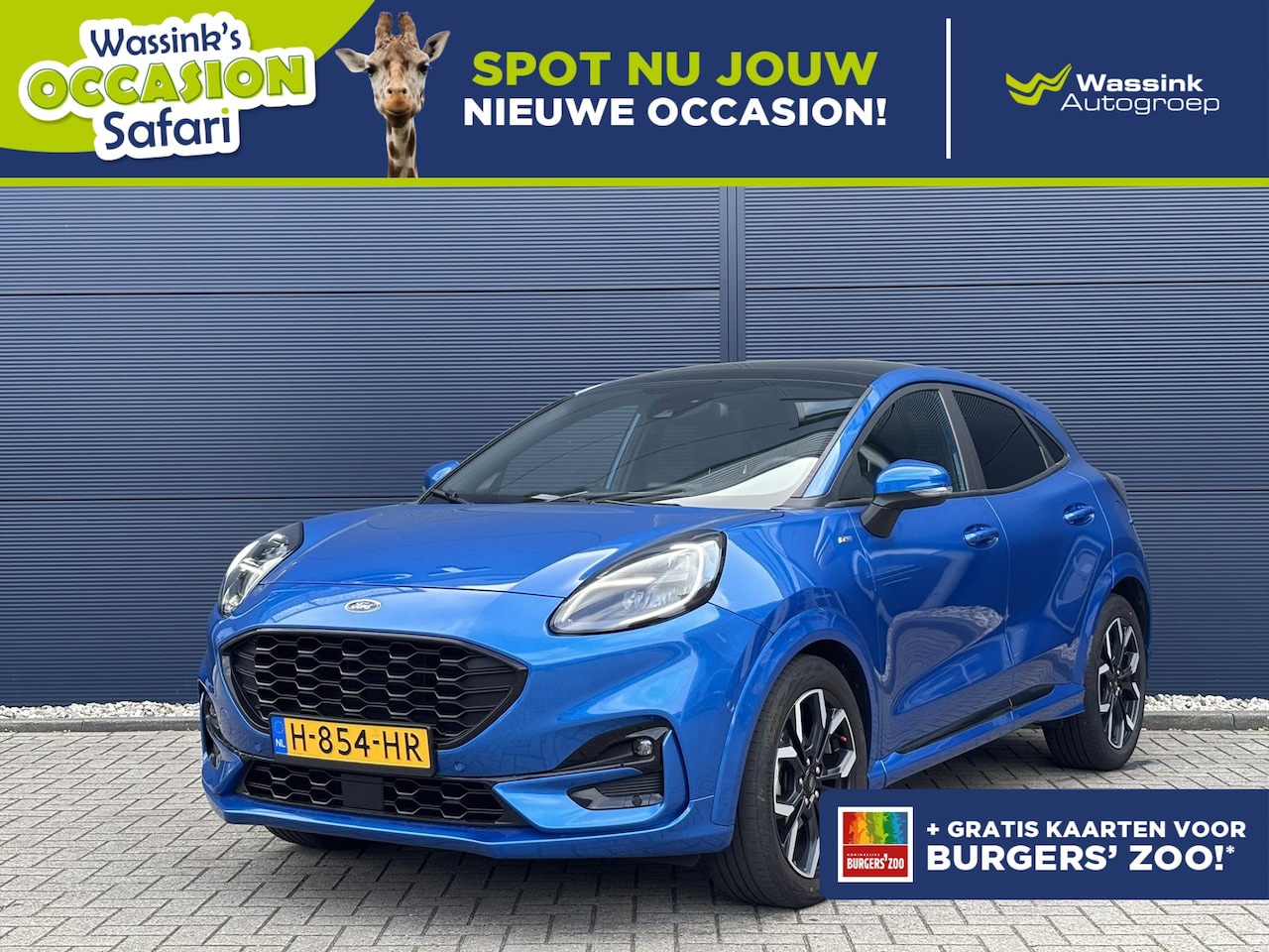 Ford Puma - 1.0i Ecoboost Hybrid 125pk ST-Line Panorama dak | Camera | Winterpakket | B&O| Safari Acti - AutoWereld.nl