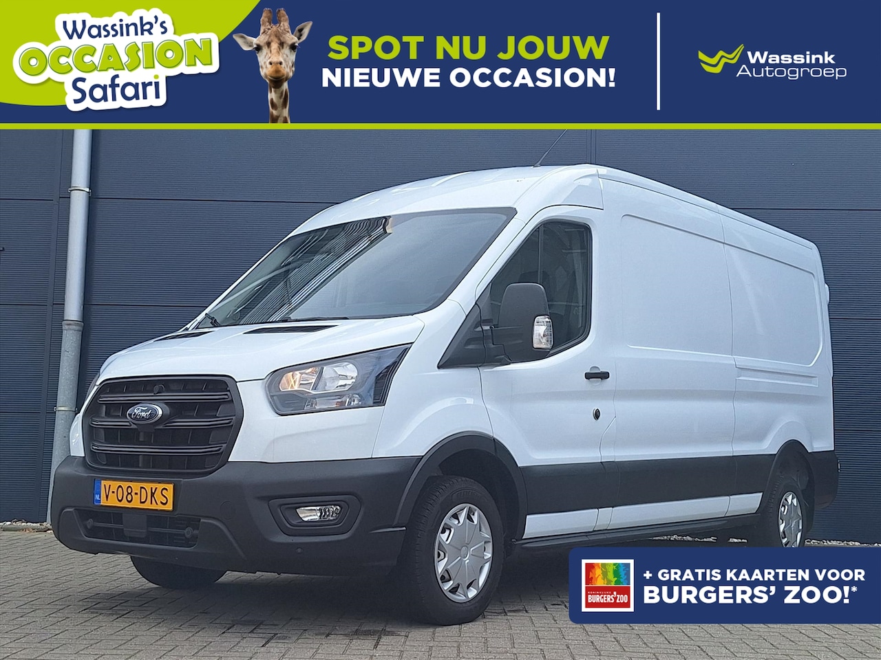 Ford Transit - GB 310 L3H2 TDCi 130pk FWD Trend | Navigatie | Parkeersensoren | Safari Actie - AutoWereld.nl