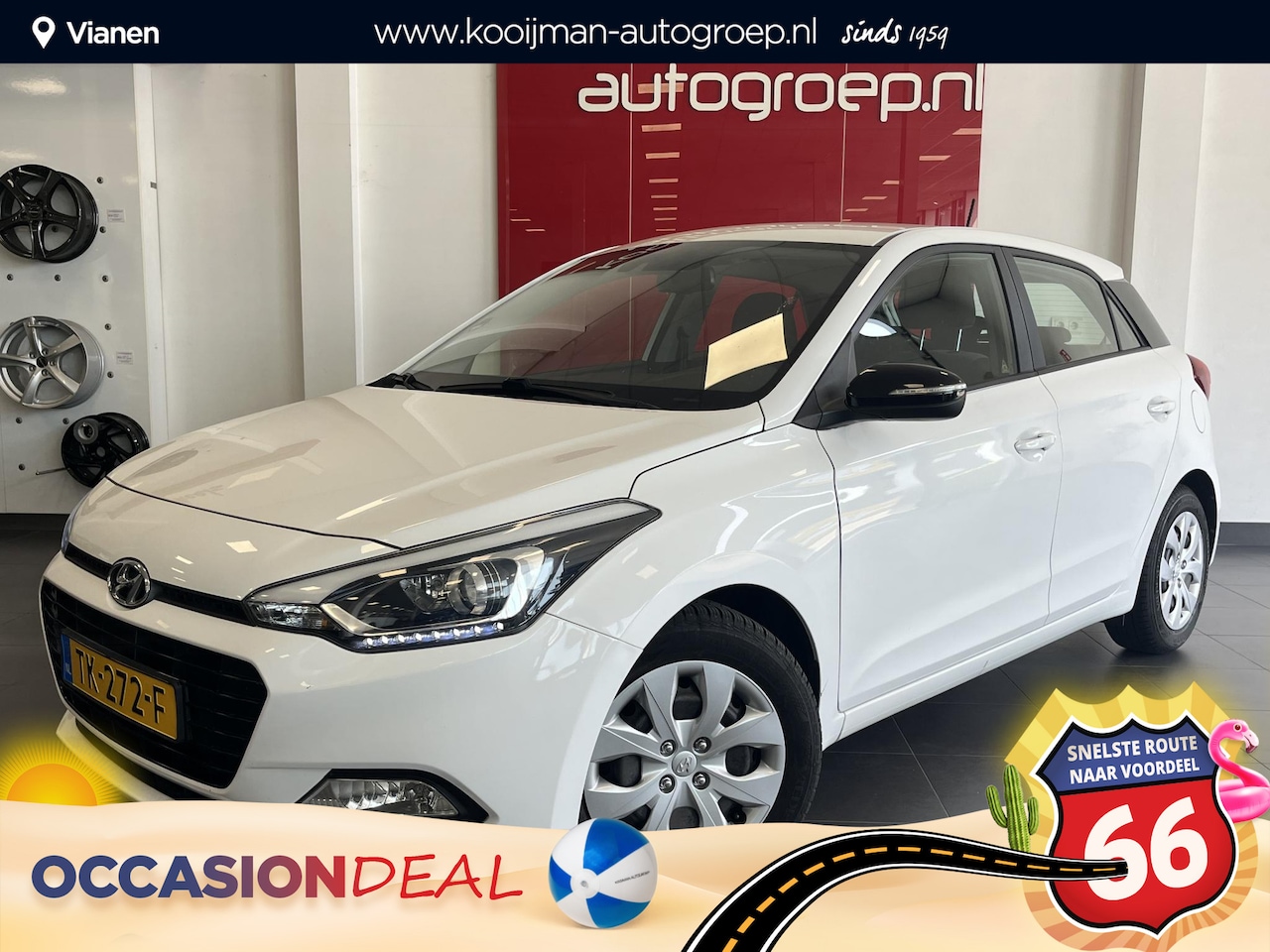 Hyundai i20 - 1.0 T-GDI Comfort 1.0 T-GDI Comfort , Achteruitrij Camera, CruiseControl, Parkeersensoren, Navigatie, Automa - AutoWereld.nl