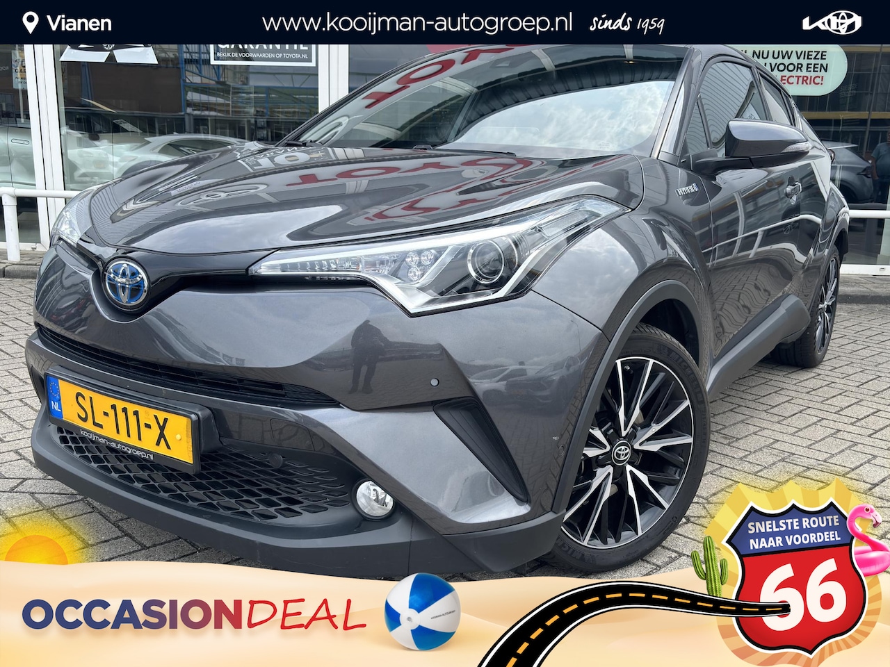 Toyota C-HR - 1.8 Hybrid Executive AFNEEMBARE TREKHAAK, SLECHTS 67.529KM, ZEER NETTE AUTO!!! - AutoWereld.nl