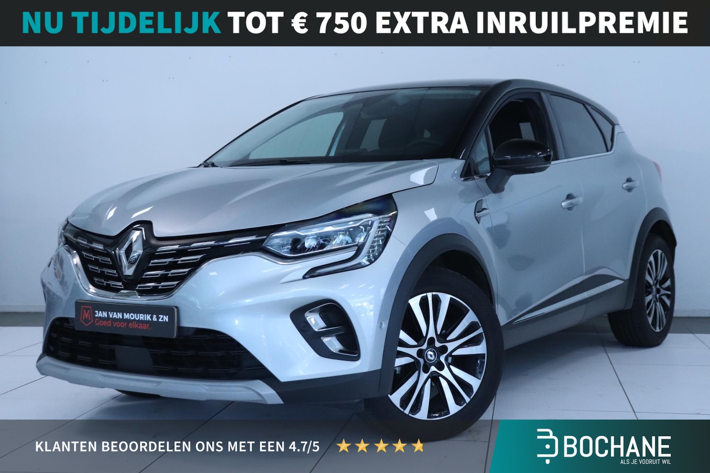 Renault Captur - 1.3 Mild Hybrid 160 EDC Iconic Automaat | BOSE Audio | Leder | 360° Camera | - AutoWereld.nl