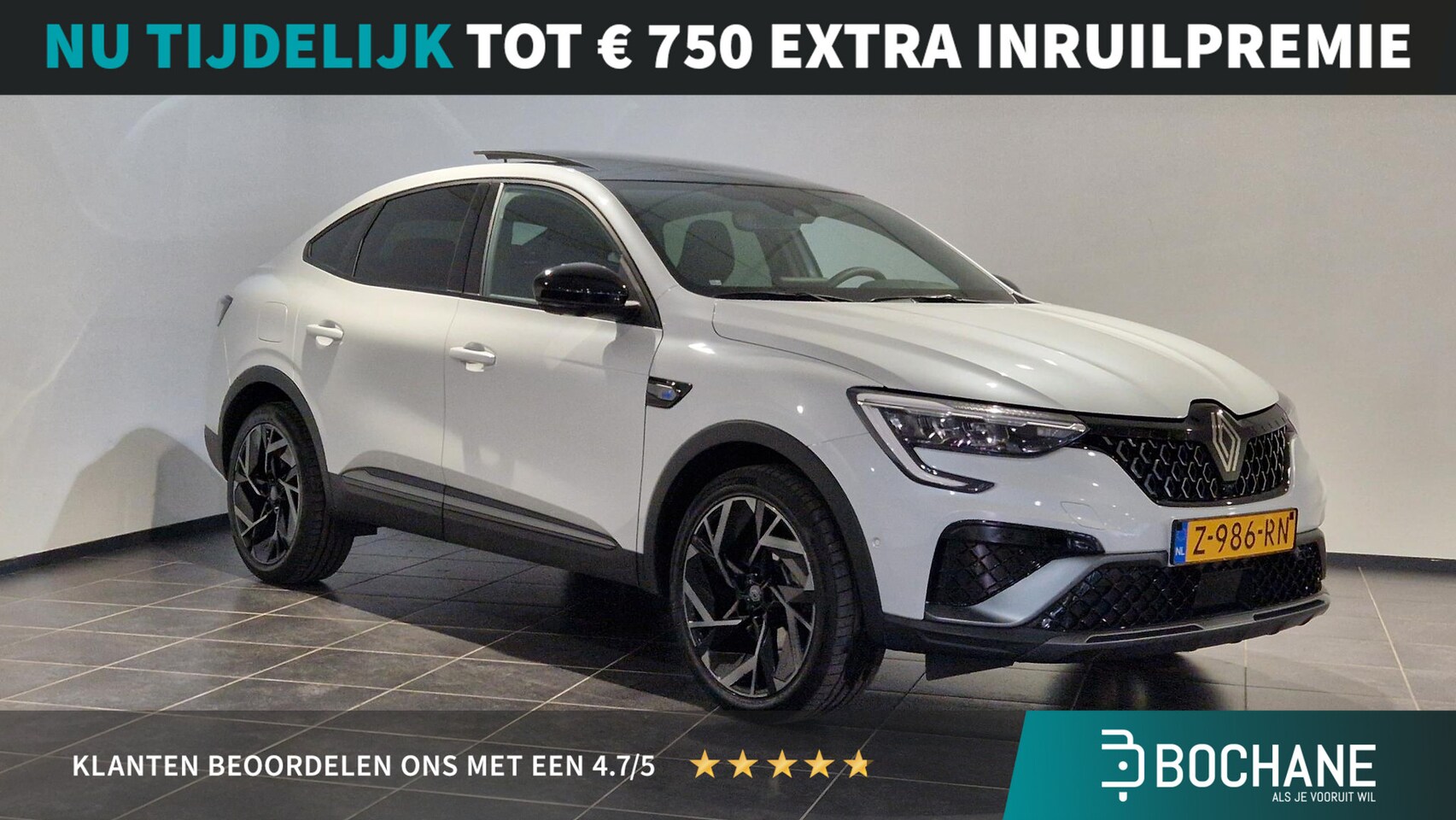 Renault Arkana - 1.6 E-Tech full hybrid 145 esprit Alpine | Panoramadak | Bose Audio - AutoWereld.nl