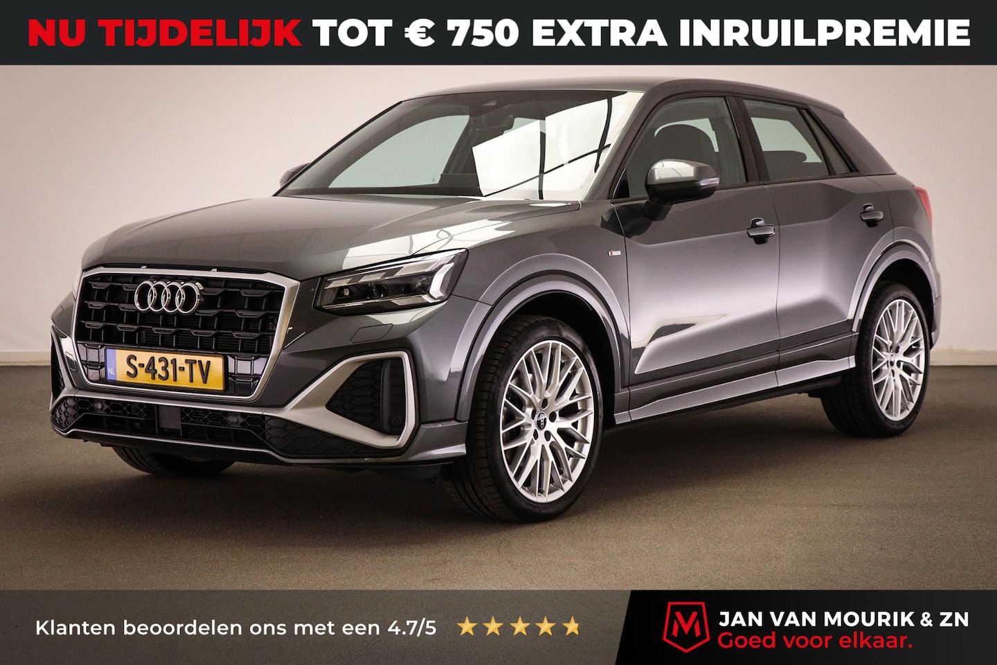 Audi Q2 - 35 TFSI S-Line Edition S-LINE INT./EXT. | LED | HALF LEDER | 19" - AutoWereld.nl