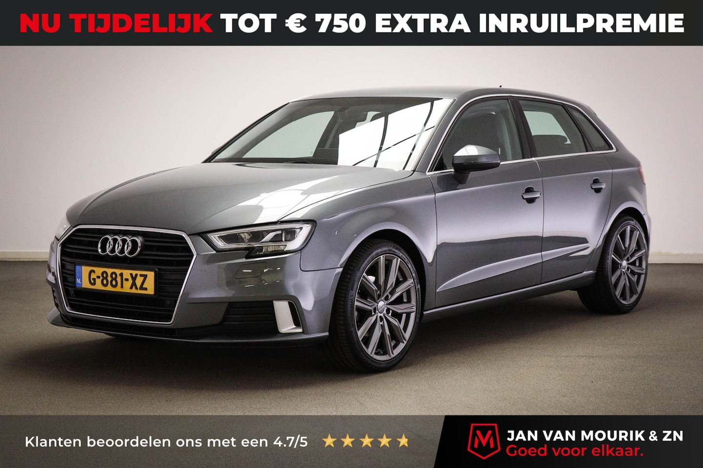 Audi A3 Sportback - 30 TFSI Advance | VIRTUAL COCKPIT | LED | LEDER | CLIMA | CRUISE | NAVI | B&O | PDC | 18" - AutoWereld.nl
