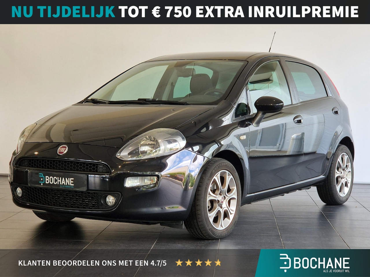 Fiat Punto Evo - 0.9 TwinAir Sempre NAVIGATIE | CLIMATE CONTROL | 16" LICHTMETALEN VELGEN | - AutoWereld.nl