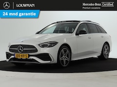 Mercedes-Benz C-klasse Estate - 300 e AMG Plug-In Hybride | AMG Line | Night Pakket | Trekhaak | Panorama Schuif-Kanteldak