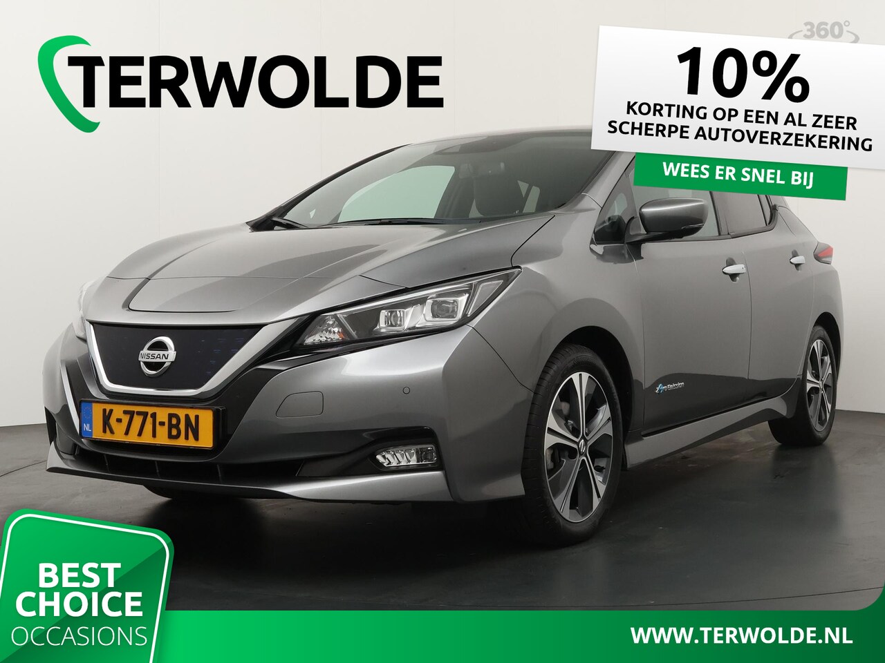 Nissan LEAF - Tekna 40 kWh | Multimedia met navigatie & spraakbediening | Lederen stuurwiel & versnellin - AutoWereld.nl
