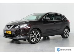 Nissan Qashqai - 1.2 Tekna | Trekhaak | Leder | Panorama Dak | Clima | 360 Camera | Keyless | DAB | Parkeer