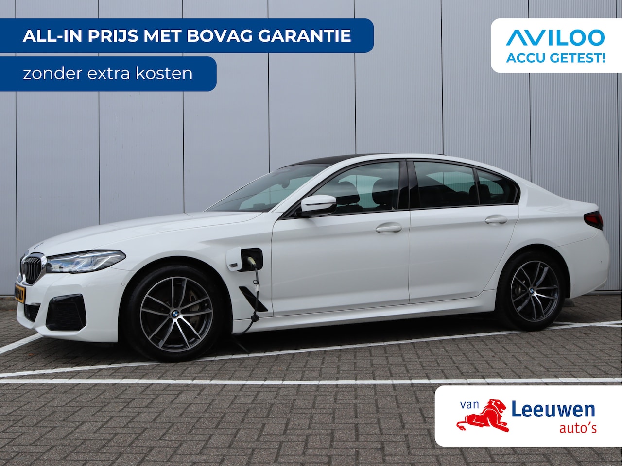 BMW 5-serie - 545e xDrive | H&K | Head-up | Parkeercamera | M-sport | Leder - AutoWereld.nl