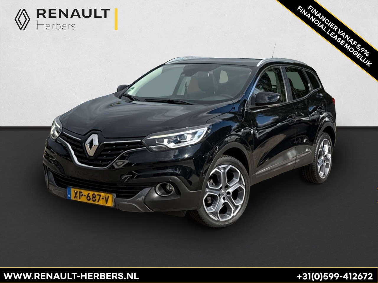 Renault Kadjar - 1.2 TCe Intens PANO / NAVI / CAMERA / TREKHAAK / HALF LEER - AutoWereld.nl