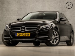 Mercedes-Benz C-klasse - 180 Sport 157Pk Automaat (GROOT NAVI, LEDER, BURMESTER, STOELVERWARMING, ELEK SPORTSTOELEN