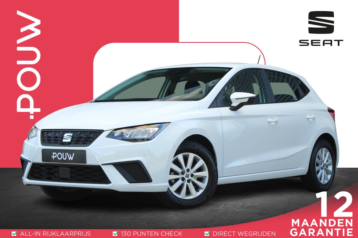 SEAT Ibiza - 1.0 EcoTSI 95pk Style | Apple CarPlay/ Android Auto  | Airco Automatisch | Cruise Control - AutoWereld.nl