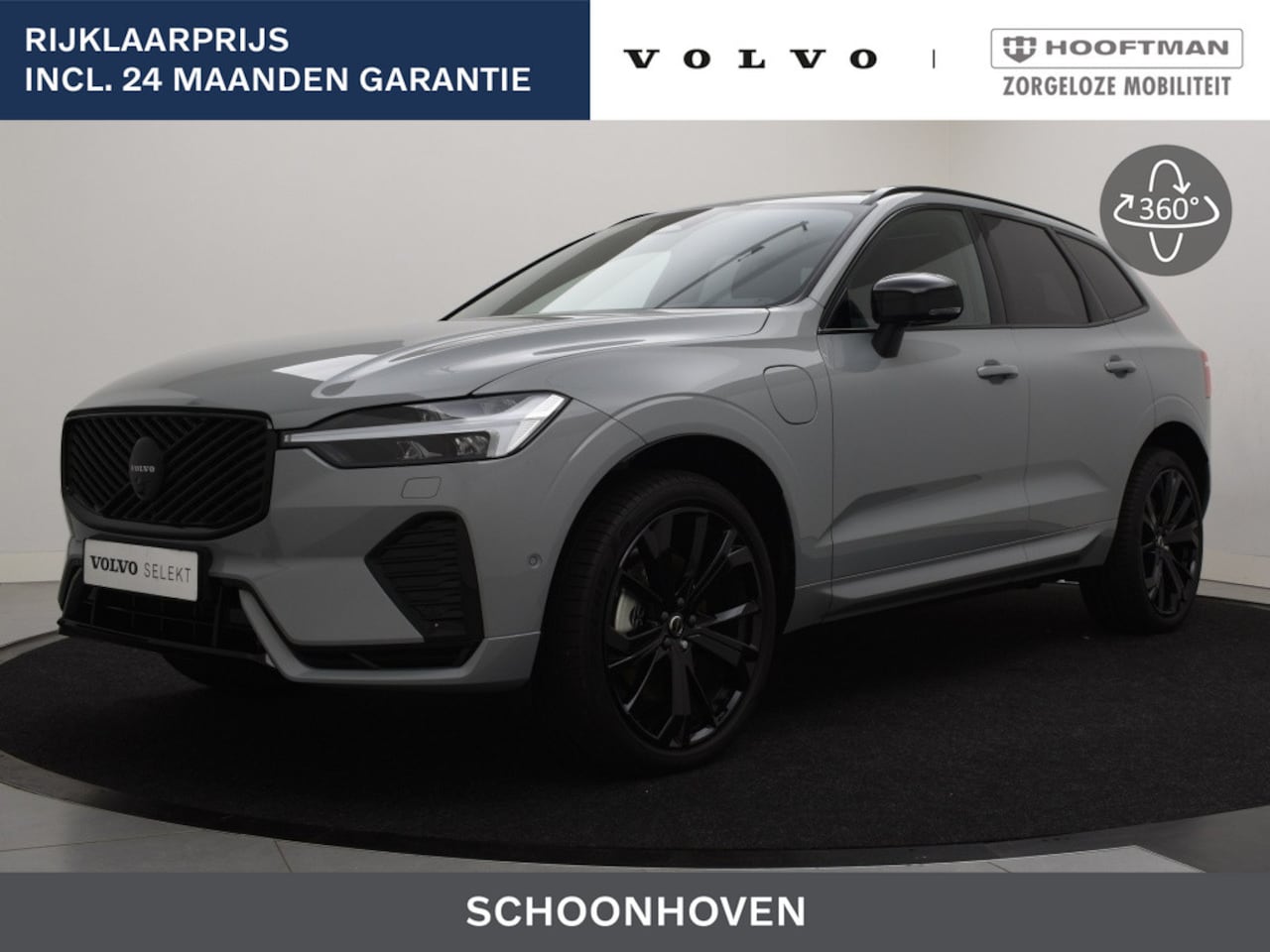 Volvo XC60 - T6 PLUG-IN HYBRID BLACK EDITION *NIEUW MODEL* 360GR CAM HEAD-UP - AutoWereld.nl