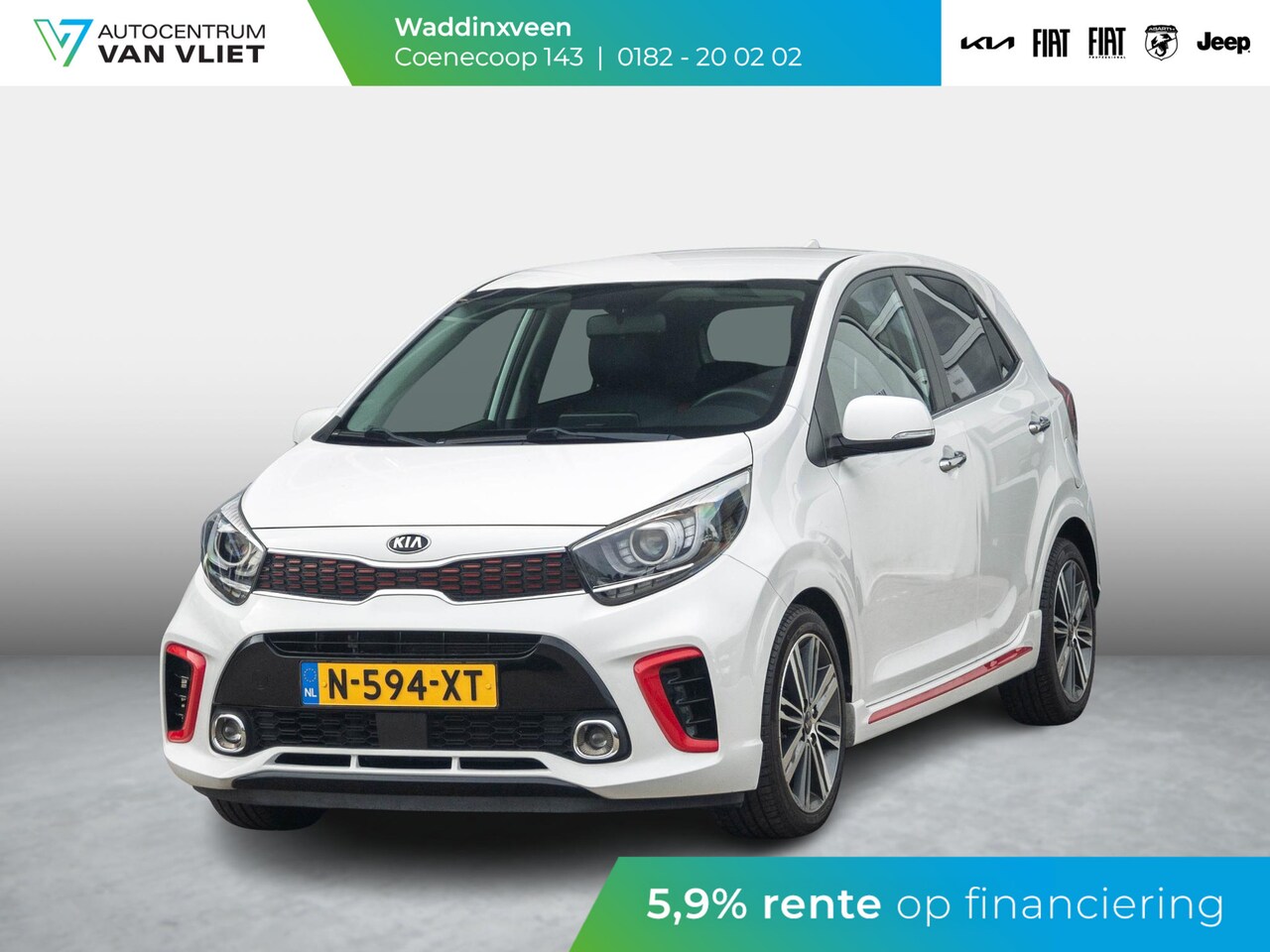 Kia Picanto - 1.2 CVVT GT-Line 1.2 CVVT GT-Line - AutoWereld.nl