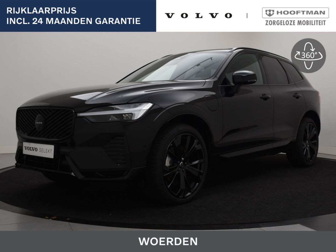 Volvo XC60 - T6 PLUG-IN HYBRID BLACK EDITION *NIEUW MODEL* 360GR CAM HEAD-UP - AutoWereld.nl