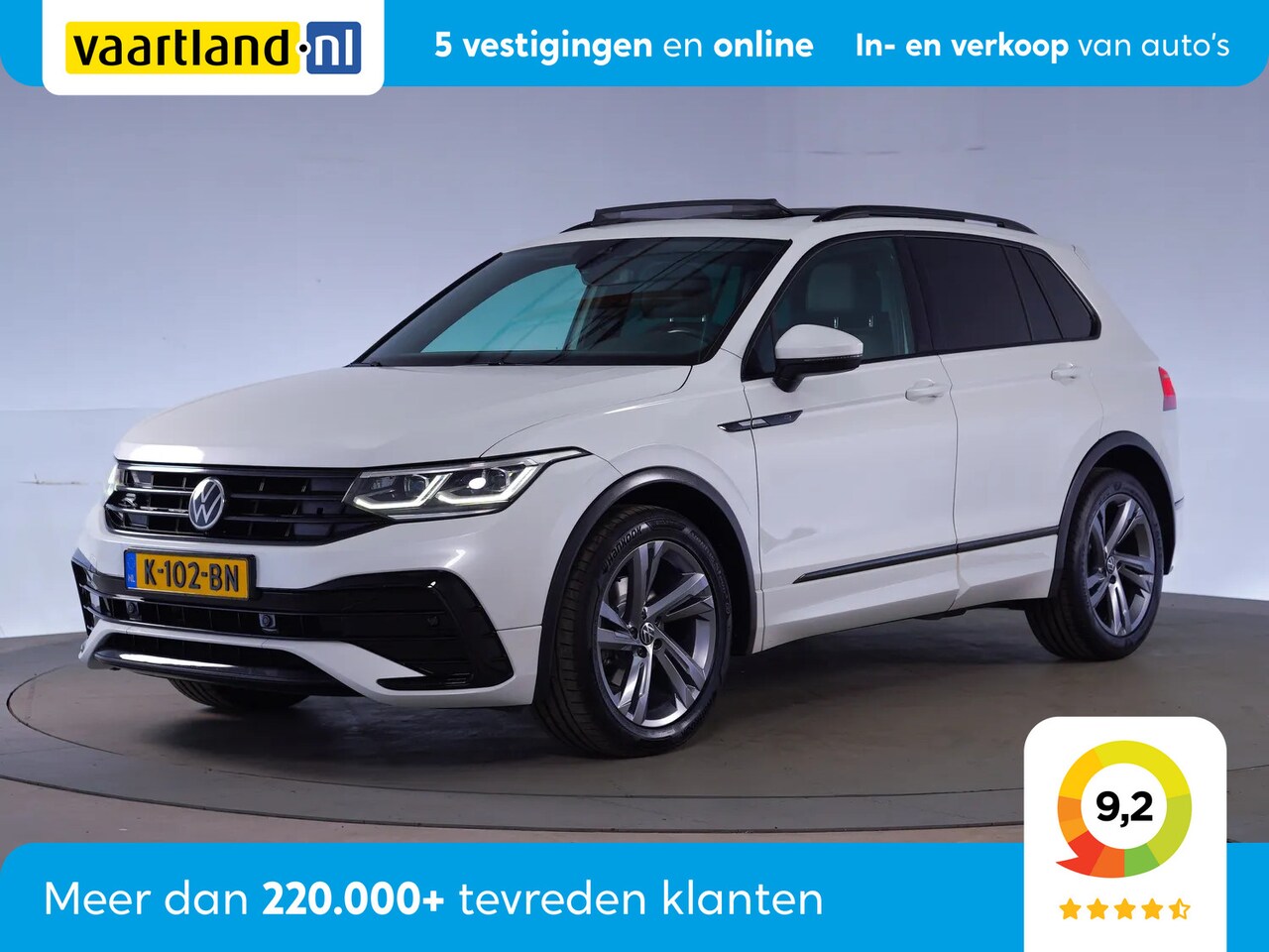 Volkswagen Tiguan - 1.5 TSI R-Line Business+ Aut. [ Panorama Virtual Navi ] - AutoWereld.nl