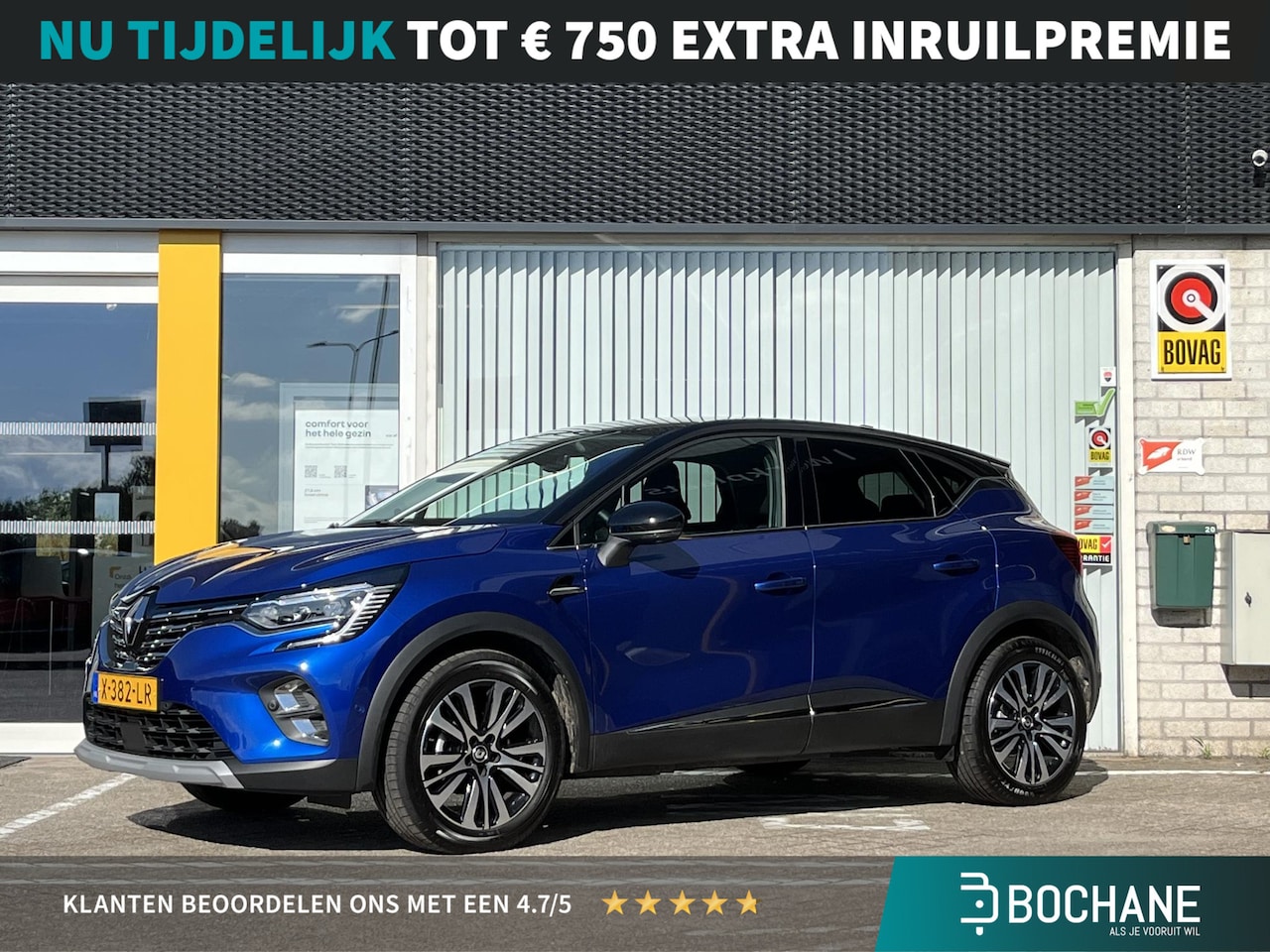 Renault Captur - 1.3 Mild Hybrid 160 EDC Iconic | Bose audio | Cruise Control Adaptief - AutoWereld.nl
