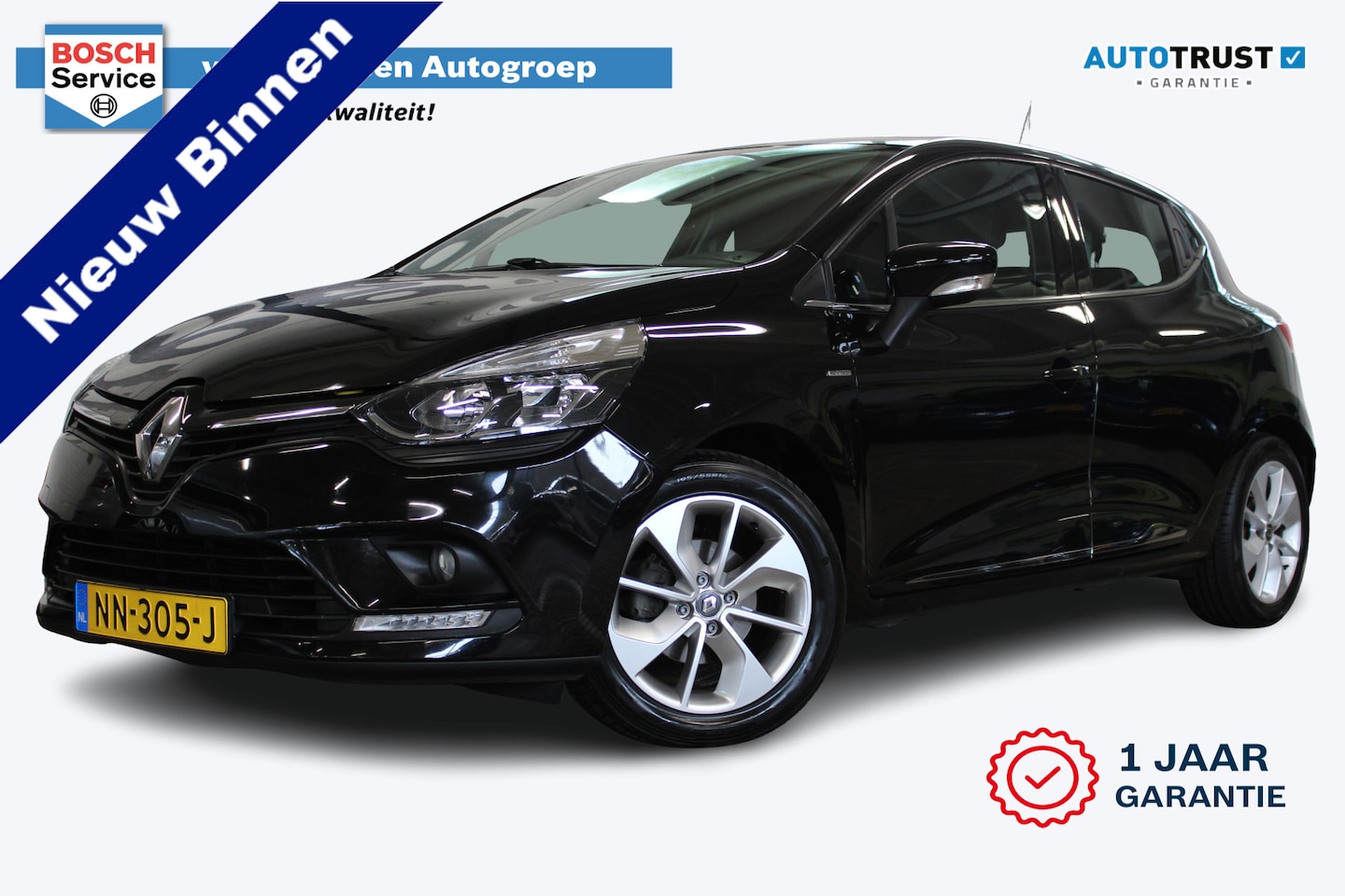 Renault Clio - 0.9 TCe Limited | Incl. 12 maanden garantie | Cruise control | Airco | Bluetooth | Trekhaa - AutoWereld.nl