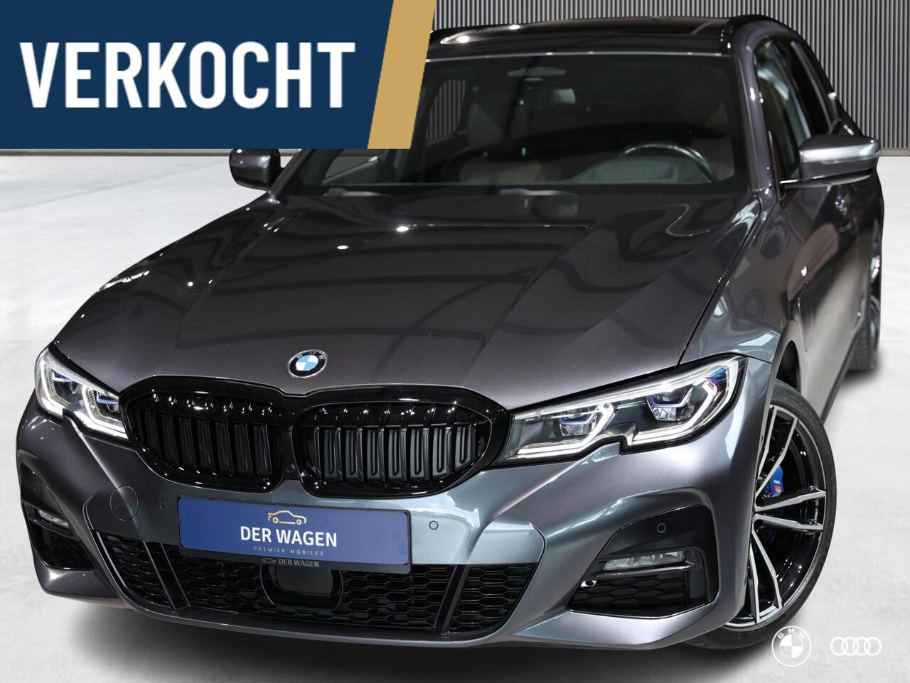 BMW 3-serie - 330E M SPORT / PANODAK / LASER / ACC / HEADUP / HARMANKARDON / MEMORY / 19" - AutoWereld.nl