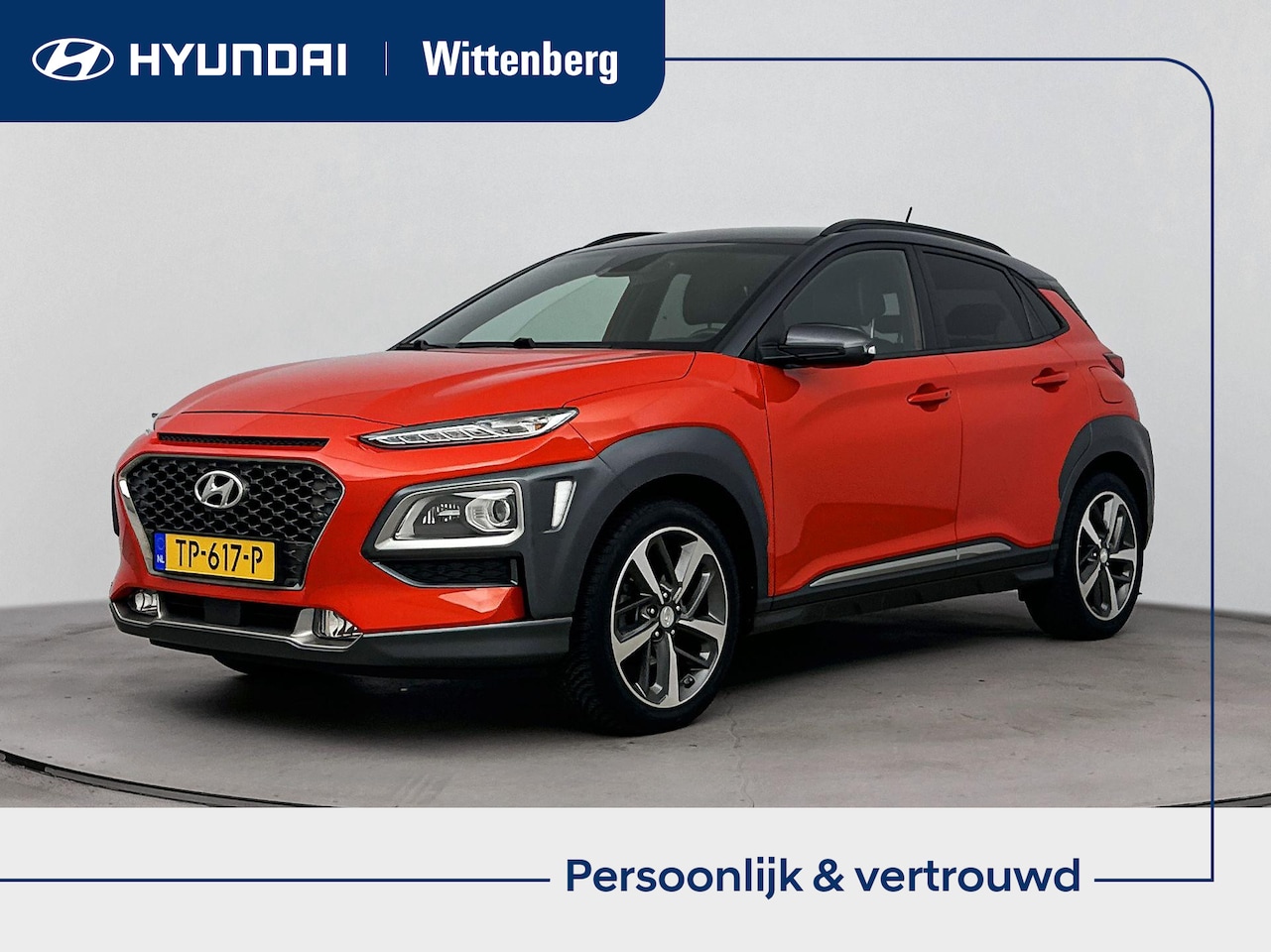 Hyundai Kona - 1.0T Premium | Leer | Stoel + stuurverwarming | Stoelventilatie | El. bed. stoelen | 18" L - AutoWereld.nl