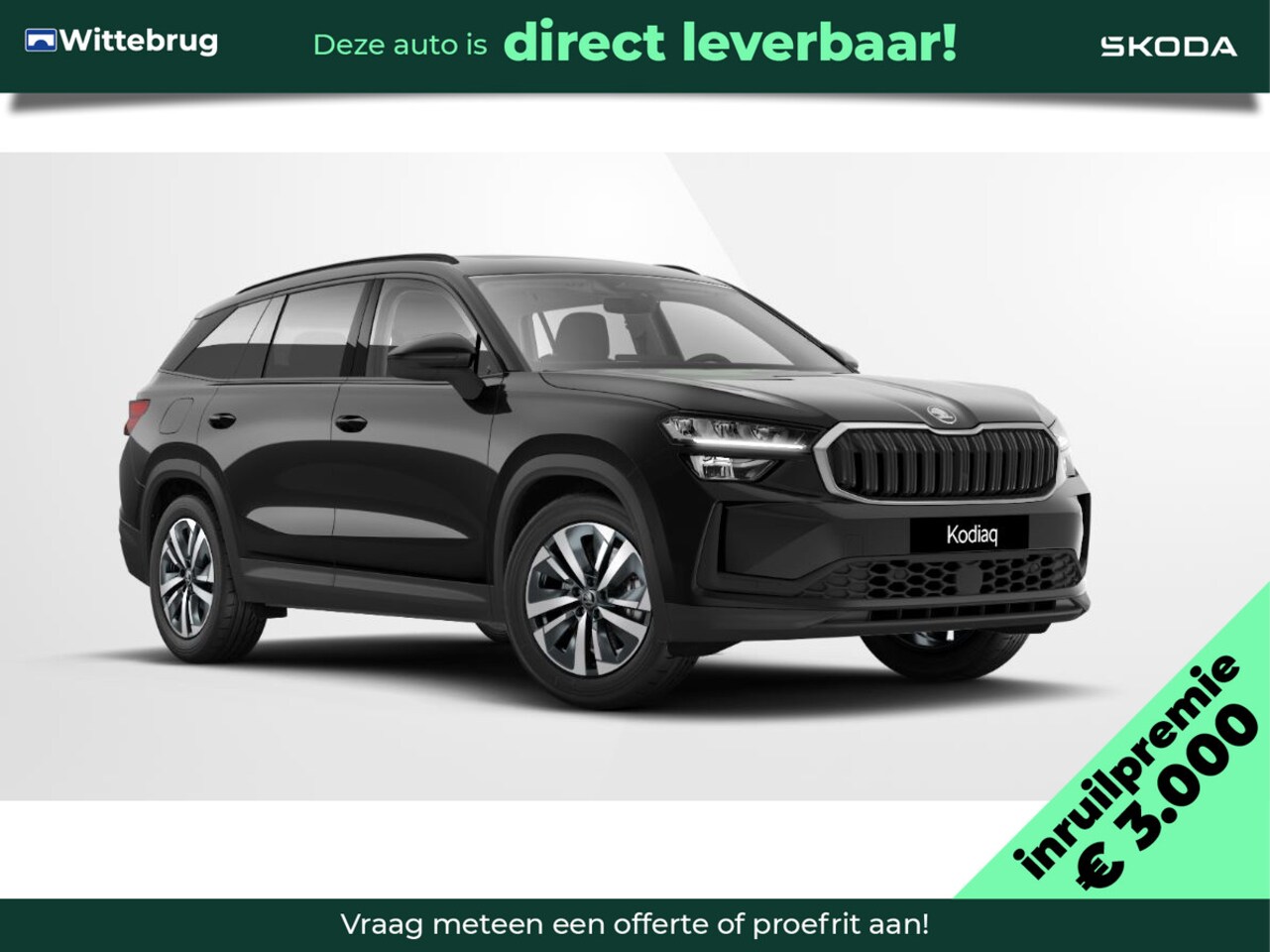 Skoda Kodiaq - 1.5 TSI MHEV Business Edition 7p. Inruilpremie €3000,- / Derde zitrij / Panoramadak / 18'' - AutoWereld.nl