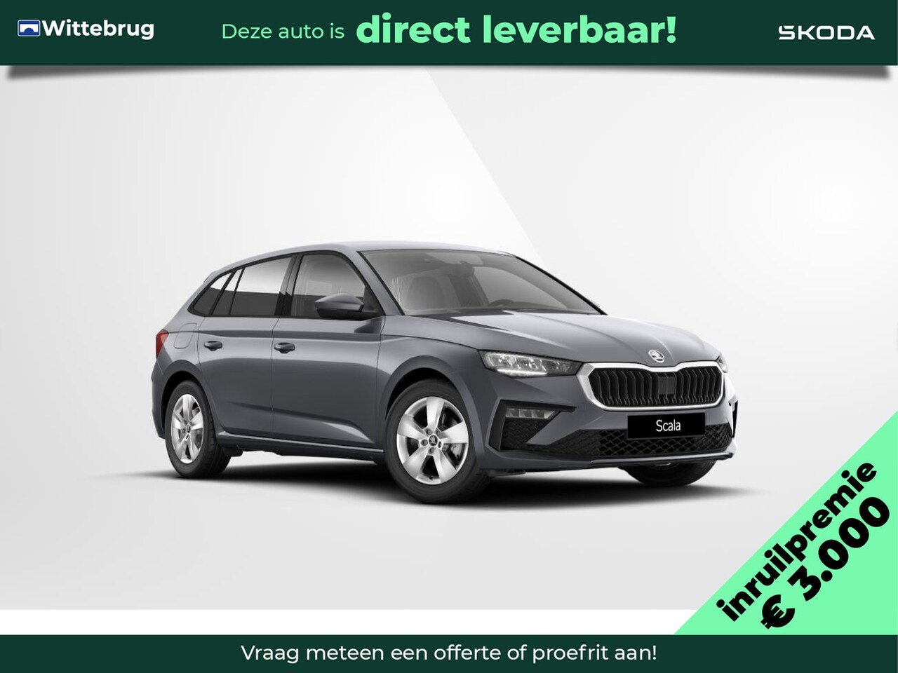 Skoda Scala - 1.0 TSI Selection / Metallic lak / Image pakket / €3000 inruilpremie - AutoWereld.nl