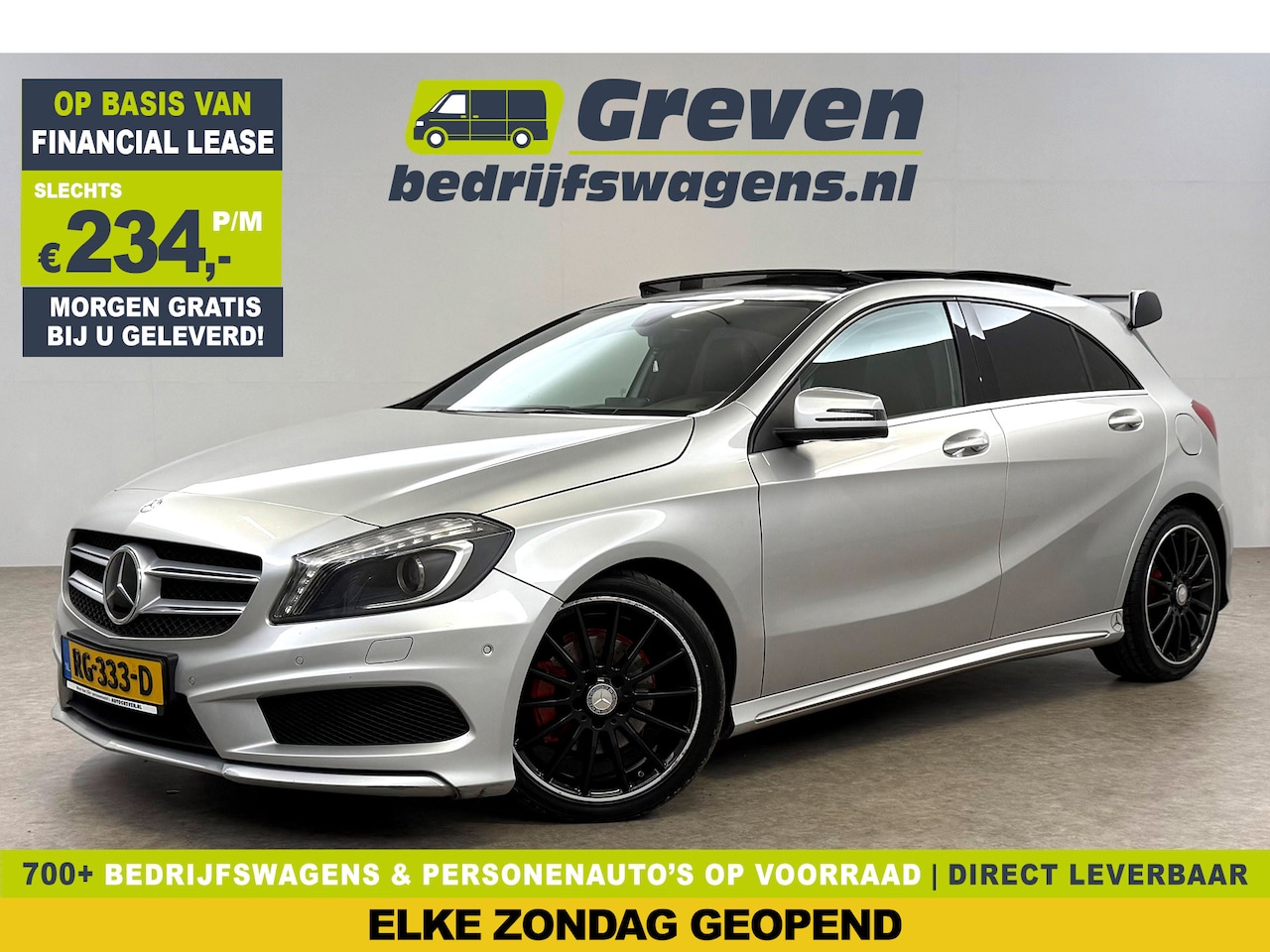 Mercedes-Benz A-klasse - 180 CDI Panoramadak | LED | Spoiler | Airco | Navi | PDC | 18"LMV - AutoWereld.nl