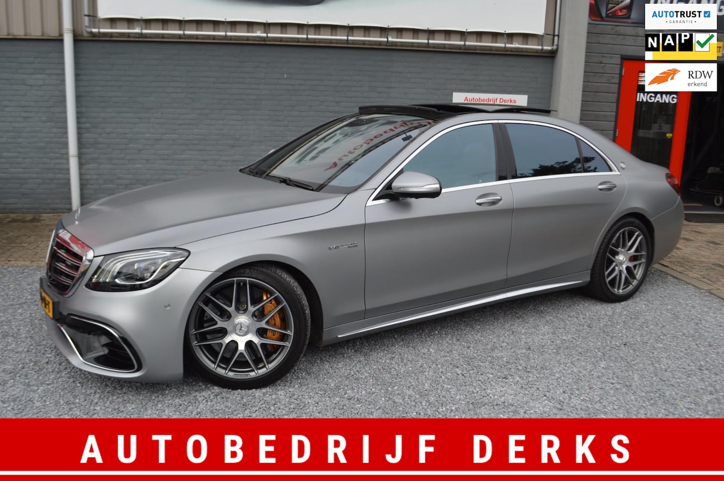 Mercedes-Benz S-klasse - AMG 63 4Matic+ Lang Premium Plus | Pano| Nightvision | Nieuwstaat| - AutoWereld.nl