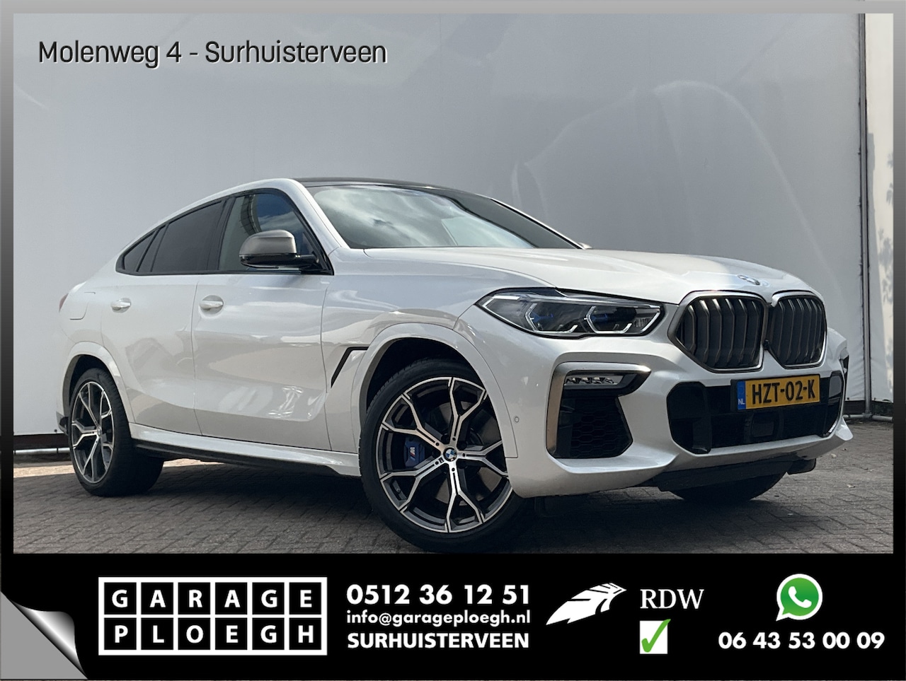 BMW X6 - M50D High Executive M-Sport HUD Trekhaak Harman/Kardon Laser-Led 360Cam 32940KM! - AutoWereld.nl