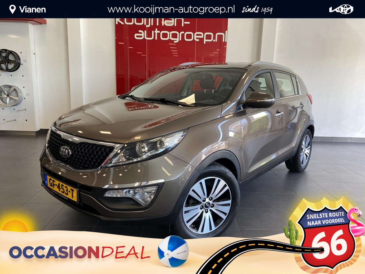 Kia Sportage - 1.6 GDI DynamicLine | Audio-navigatie full map | Achteruitrij camera | Elektr. climate con - AutoWereld.nl