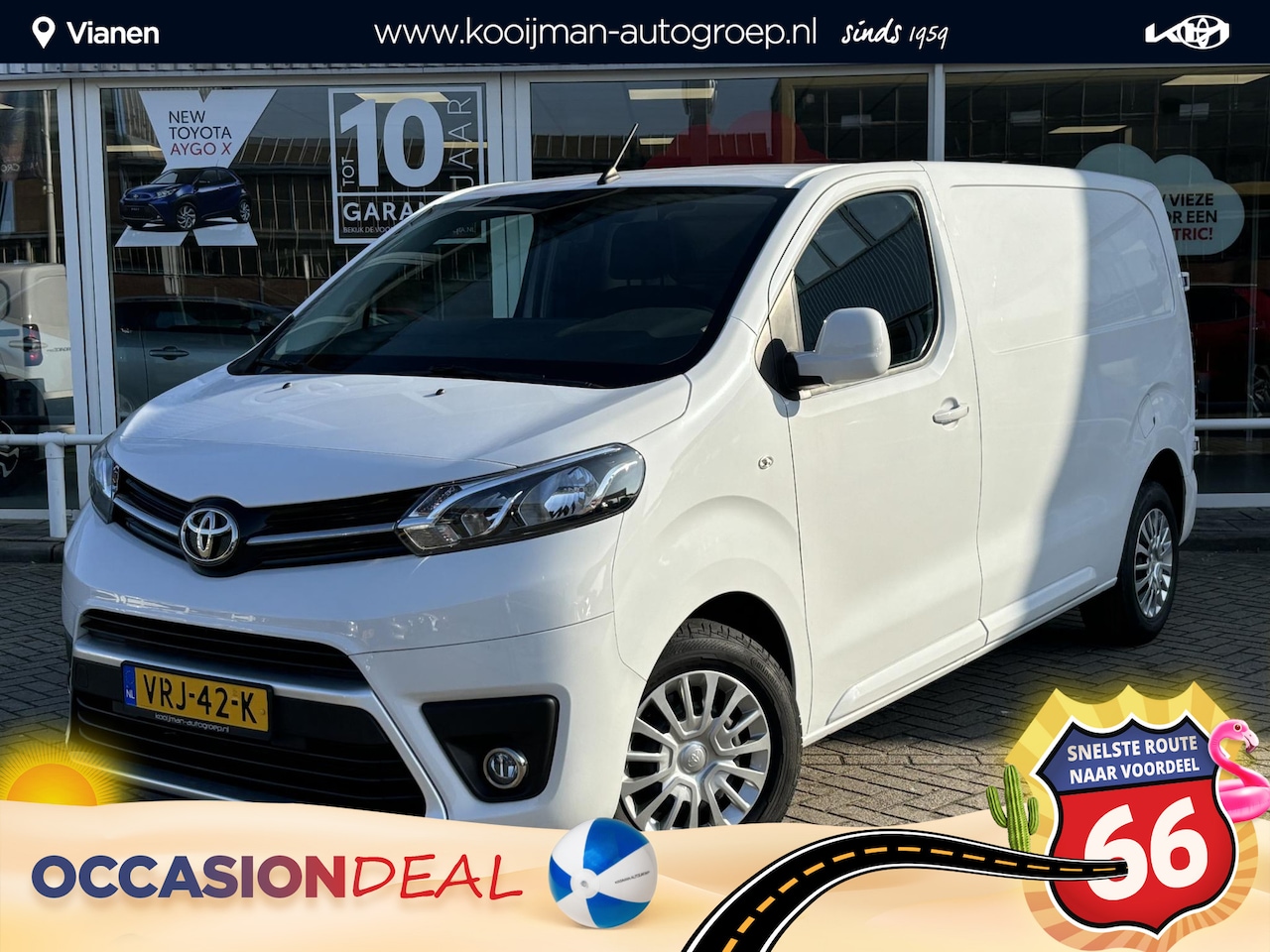 Toyota ProAce Worker - 2.0 D-4D Prof 2x stoel, Trekhaak, Betimmering, NL Auto 1e eigenaar - AutoWereld.nl