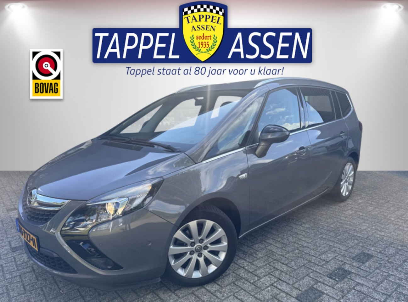 Opel Zafira Tourer - 1.4 Edition 140PK/AUTOMAAT/ 7p./ Nav/ PDC v&a - AutoWereld.nl