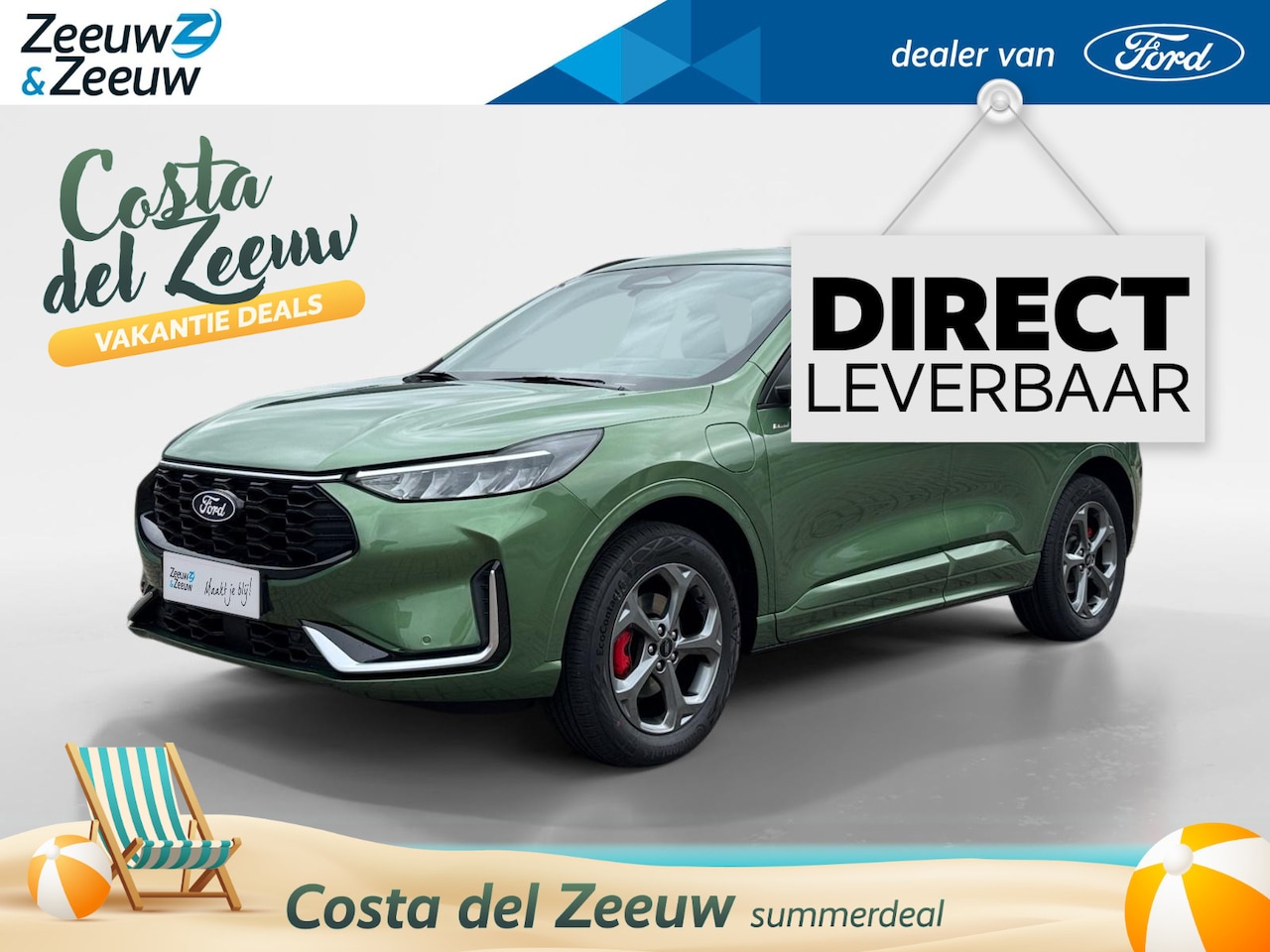 Ford Kuga - 2.5 PHEV ST-Line X | Uit Voorraad Leverbaar | Prijs Inclusief 4000 euro Ford Voordeel | El - AutoWereld.nl