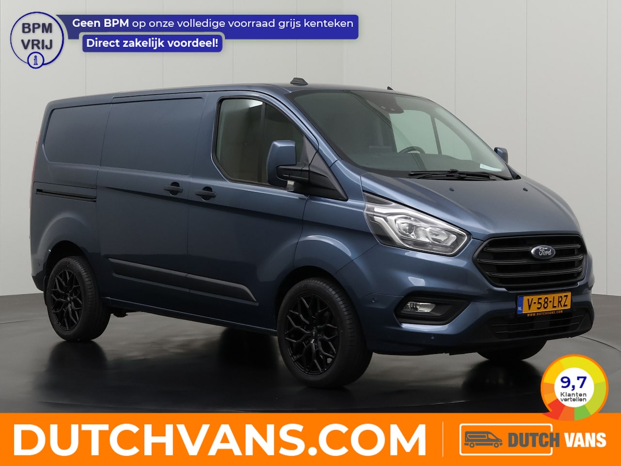 Ford Transit Custom - 2.0TDCi 130PK Automaat Limited | Leder | Multimedia | Camera | Airco | Betimmering | Cruis - AutoWereld.nl