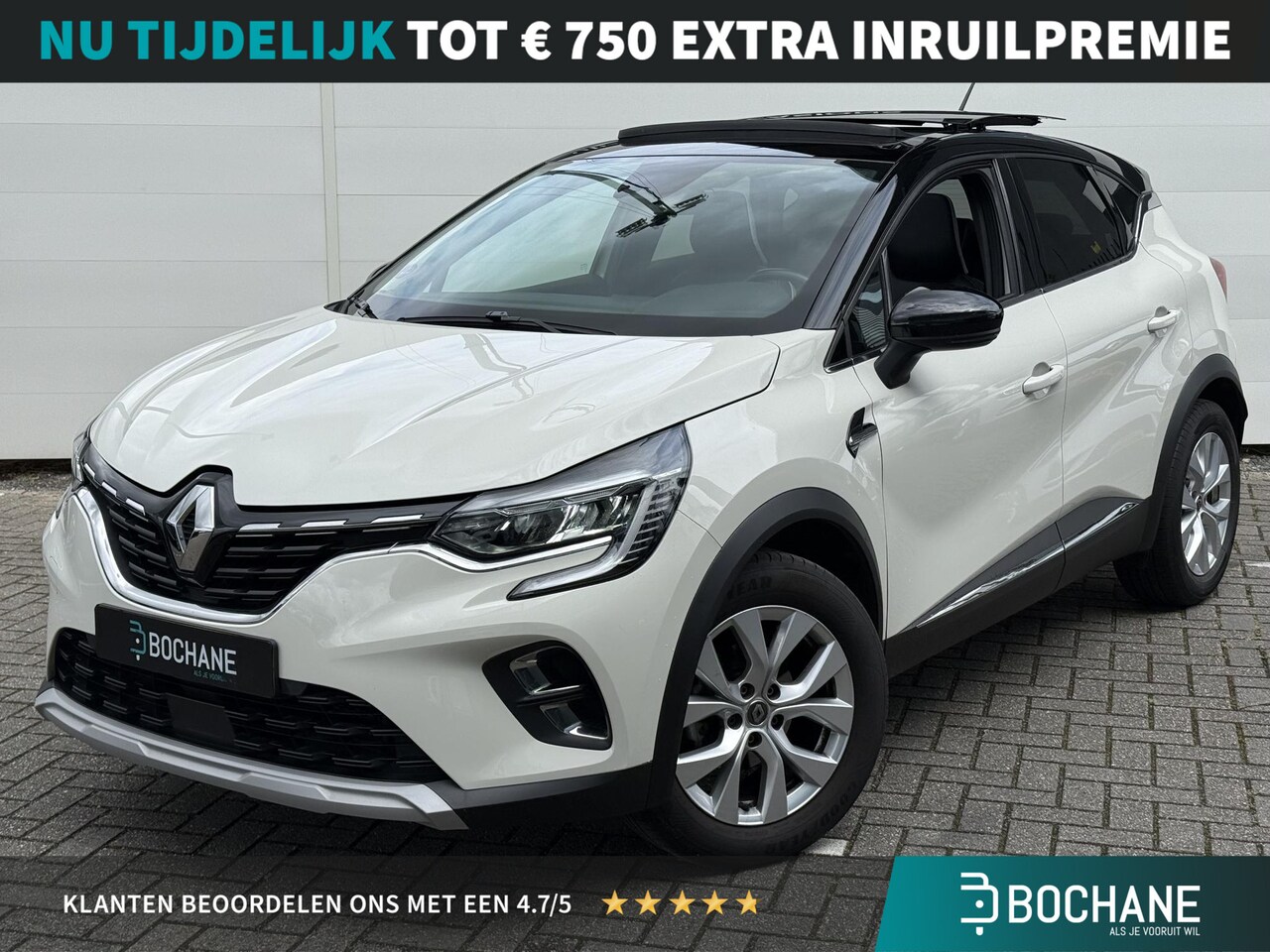 Renault Captur - 1.0 TCe 100 Intens (Hoge instap) Open Dak | Parkeerhulp | Navigatie | Dealer Onderhouden - AutoWereld.nl