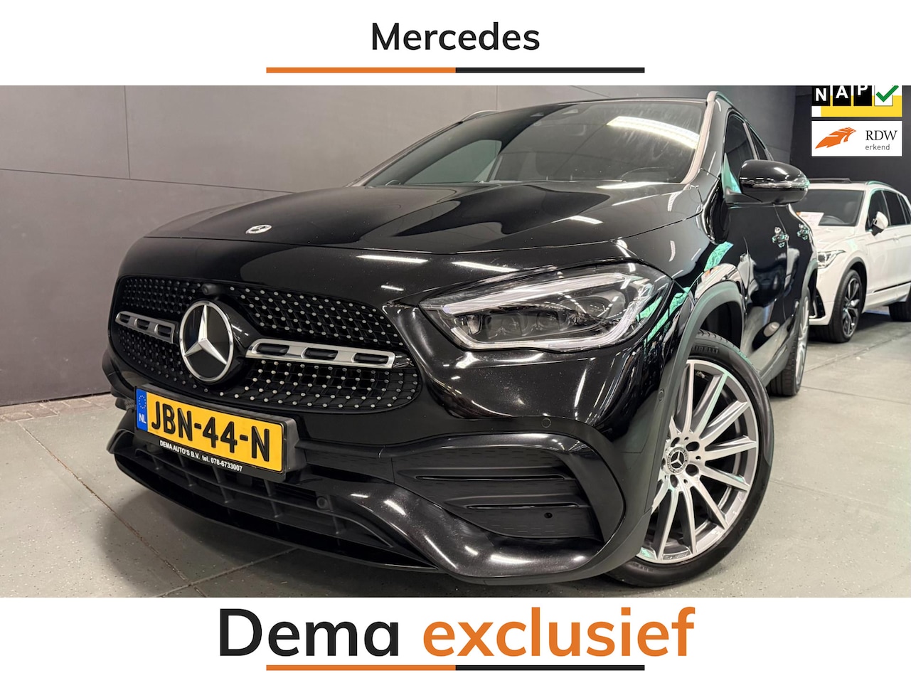 Mercedes-Benz GLA-Klasse - 250 e AMG Line 20'' NAVI/DAB/CARPLAY/WIDE-SCREEN/SFEERVERL/STOEL-VENTILATIE/BURMESTER/// - AutoWereld.nl