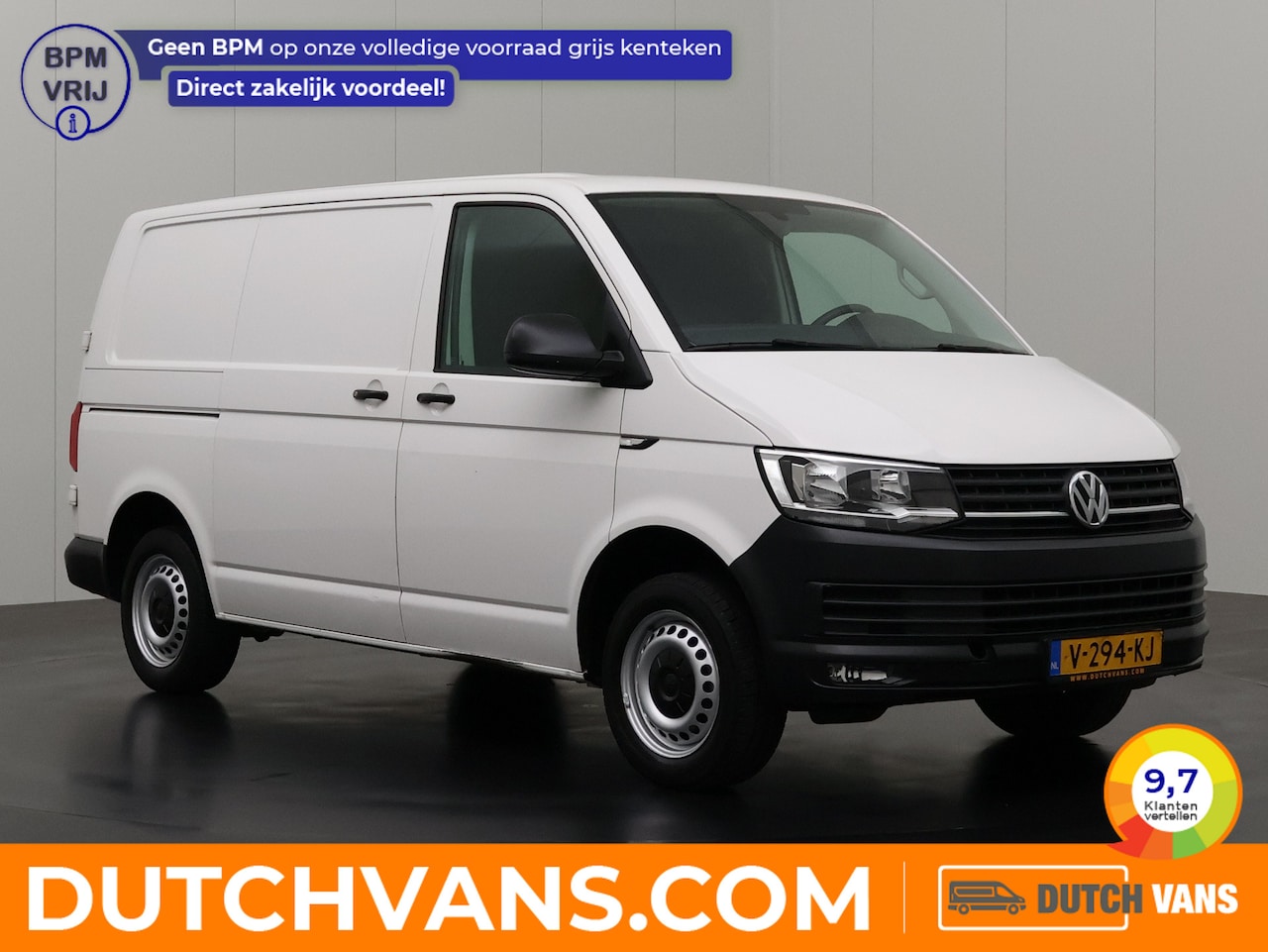 Volkswagen Transporter - 2.0TDI 102PK Achterdeuren | Airco | Cruise | Betimmering - AutoWereld.nl