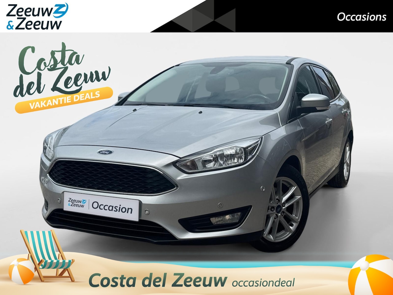 Ford Focus Wagon - 1.0 ST-Line | Navigatie | Parkeersensoren voor en achter | Achteruitrijcamera | Cruise Con - AutoWereld.nl